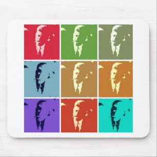 John F Kennedy/JFK Pop-Art Mousepad