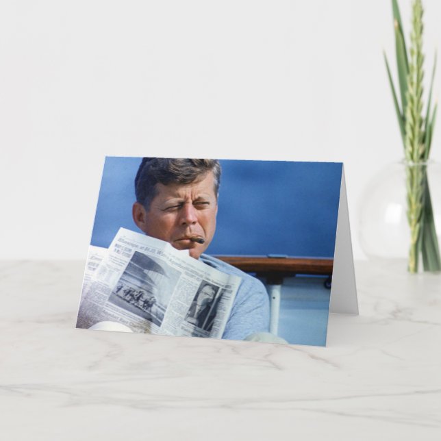 John F. Kennedy Karte (Vorderseite)