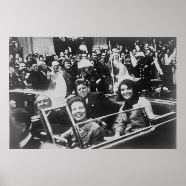 John F. Kennedy Motorcade Dallas Texas Nov 22 1963 Poster (Vorne)