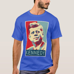 John F Kennedy Obama Stil T-Shirt