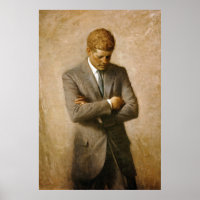 John F Kennedy Offiziell Portrait von Aaron Shikle