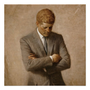 John F Kennedy offizielle Porträt Poster