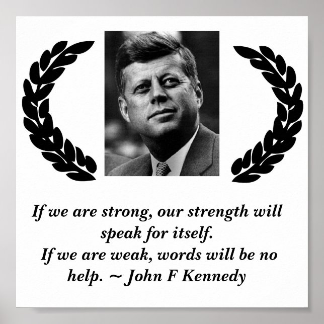 John F. Kennedy Poster (Vorne)