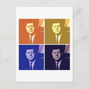 John F Kennedy Postkarte
