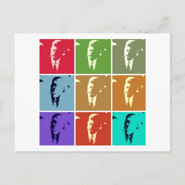 John F. Kennedy Postkarte (Vorderseite)