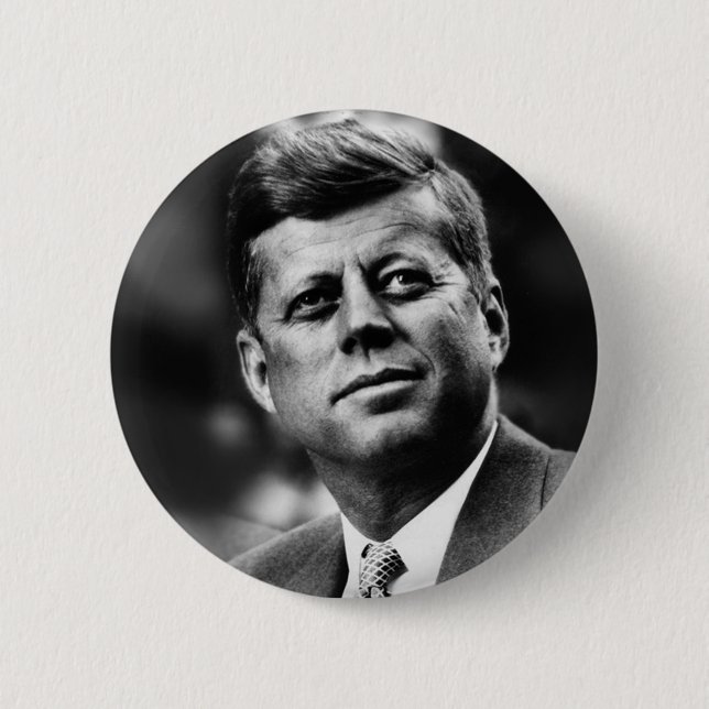 John F Kennedy Präsident Button (Vorderseite)