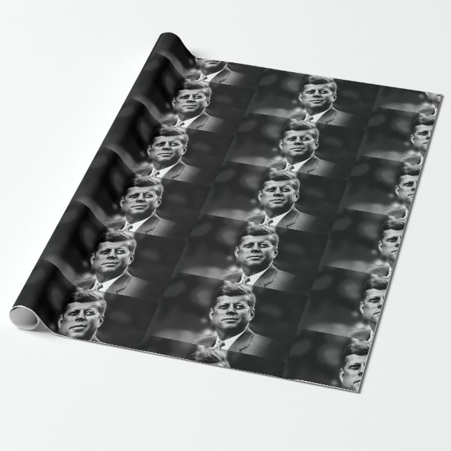 John F Kennedy Präsident Geschenkpapier (Ungerollt)