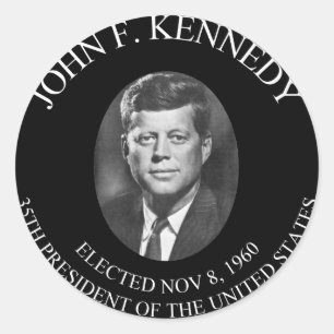 JOHN F. KENNEDY PRÄSIDENTSCHAFTLICHE MÜNZEN ...... RUNDER AUFKLEBER