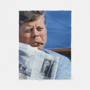 John F Kennedy Srauking Fleecedecke
