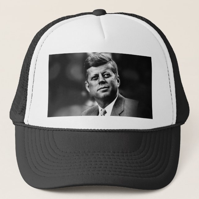 John F Kennedy Truckerkappe (Vorderseite)