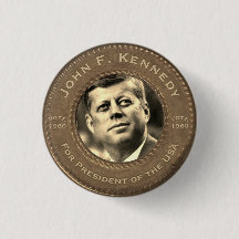 John F. Kennedy Wahlkampfbutton