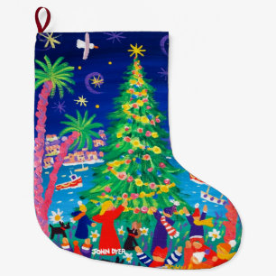 John-Farbstoff-WeihnachtsStrumpf Großer Weihnachtsstrumpf