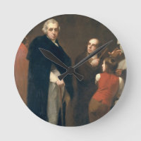 John Flaxman (1755-1826) modelliert seine Büste vo