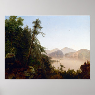 John Frederick Kensett über den Hudson Poster