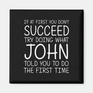 John Gift Name Personalisiert Birthday Funny Chris Magnet