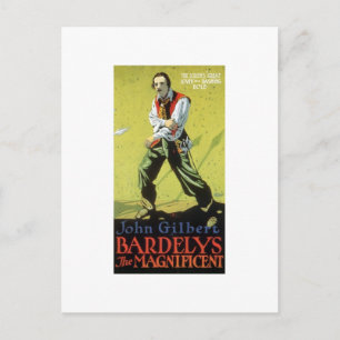 John Gilbert in Bardelys, der prächtigen Tasse Postkarte