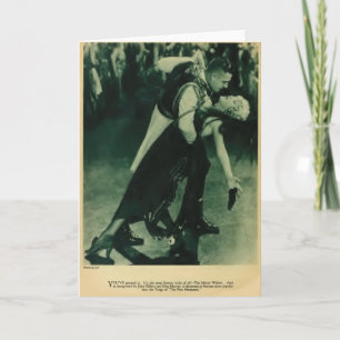 John Gilbert Mae Murray 1925 Carte vintage de port