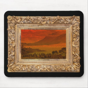 John Glover Van Diemen Land Tasmania Aborigine Mousepad