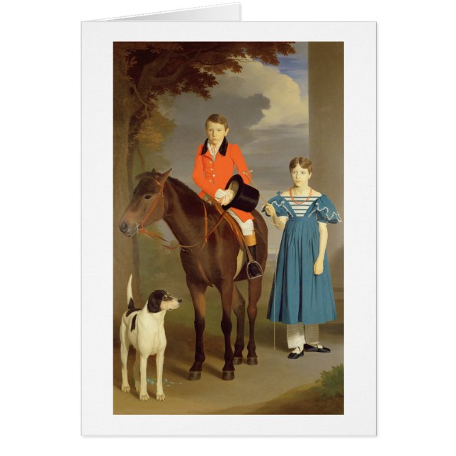 John Gubbins Newton et sa soeur Mary, 1832-33 ( (Devant)