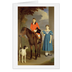 John Gubbins Newton und seine Schwester Mary,