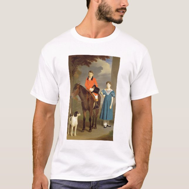 John Gubbins Newton und seine Schwester Mary, T-Shirt (Vorderseite)