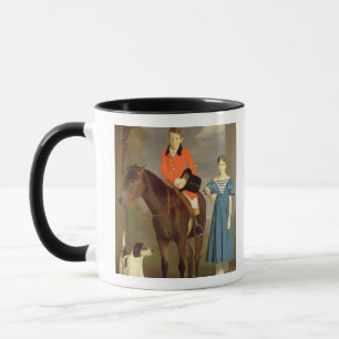 John Gubbins Newton und seine Schwester Mary, Tasse