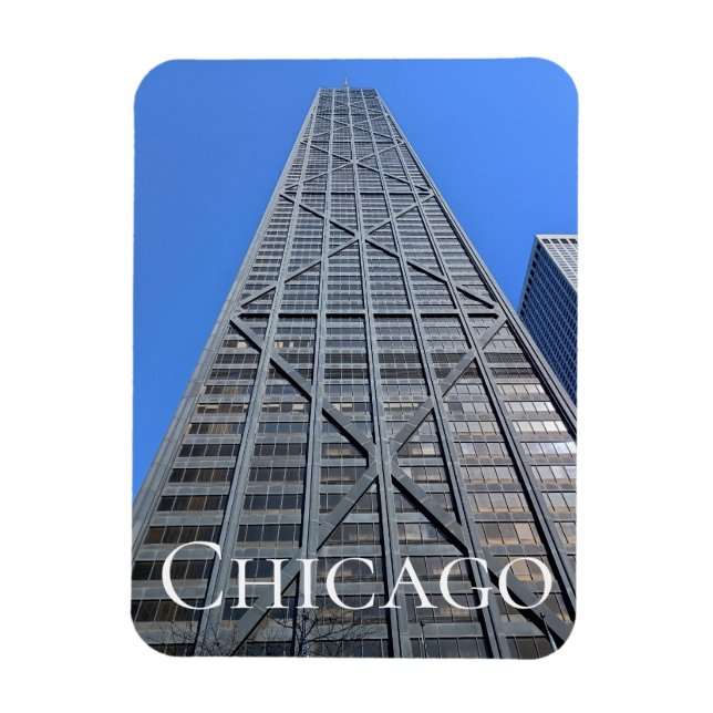 John Hancock Gebäude Chicago, Illinois Magnet (Vertikal)