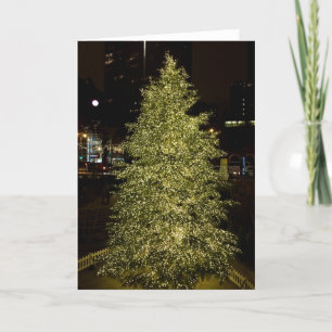 John Hancock Gebäude Christmas Tree Feiertagskarte
