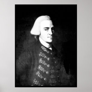 John Hancock.  Kopie des Malens des _War Bildes Poster