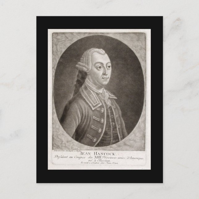 John Hancock Postkarte (Vorderseite)