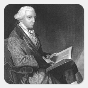 John Hancock Quadratischer Aufkleber