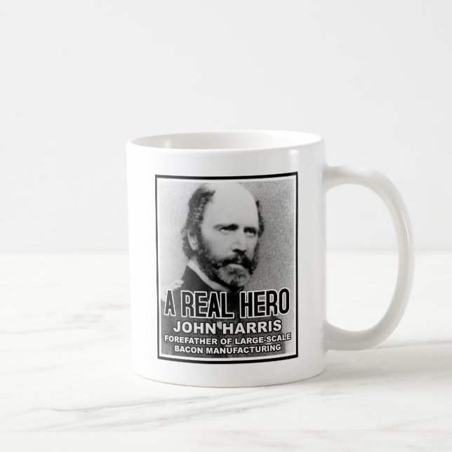 John Harris Bacon Held Held Funny Tasse (Rechts)