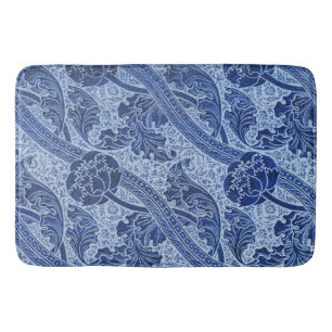 John Henry Dearle - Muster der Blue Florence Blume Badematte