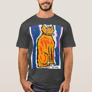 John Hinckley Original Cat Malerei Handy Case T-Shirt