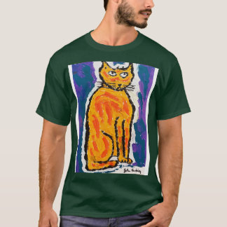 John Hinckley Original Cat Malerei TShirt