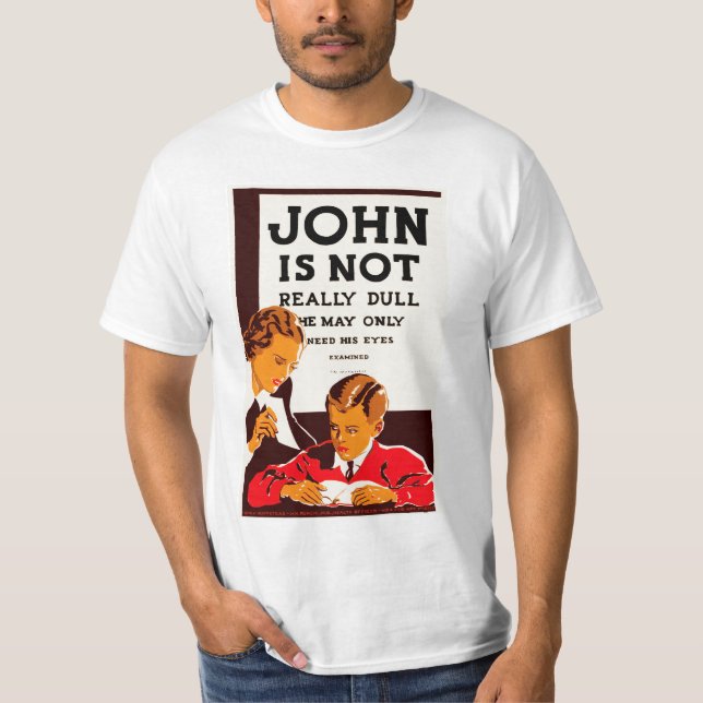 John ist nicht wirklich langweilig T-Shirt (Vorderseite)