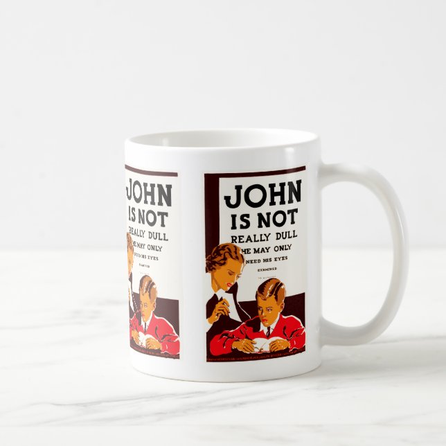 John ist nicht wirklich stumpf kaffeetasse (Rechts)