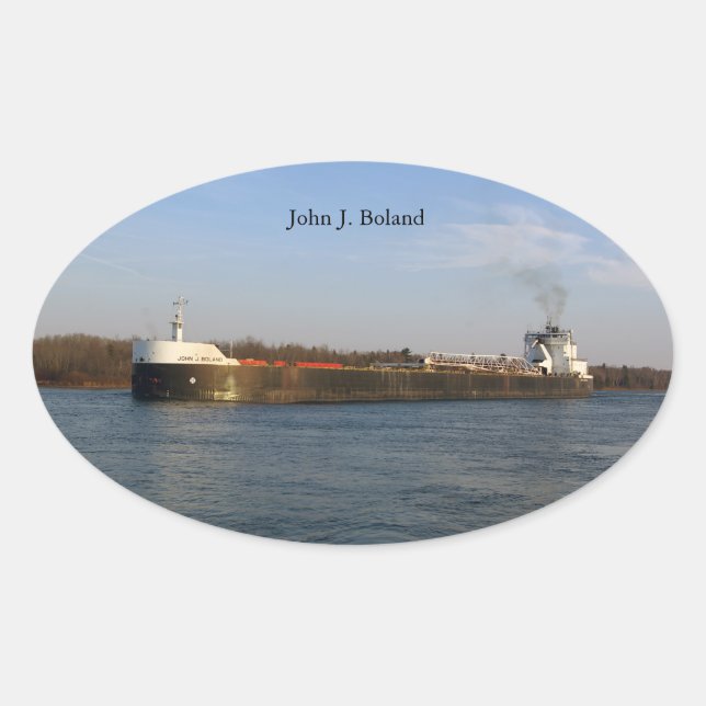 John J. Boland Aufkleber (Vorderseite)