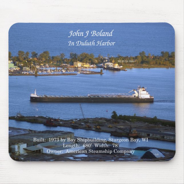 John J. Boland Duluth mousepad (Vorne)