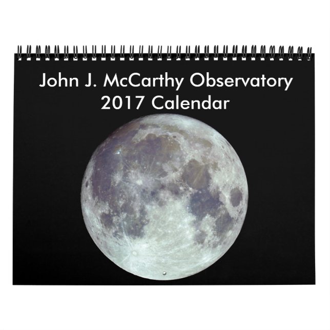 John J. McCarthy Observatory 2017 Calendar Kalender (Titelbild)