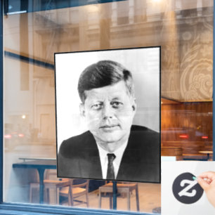 John Jack Kennedy, das Weiße Haus des Präsidenten Fensteraufkleber