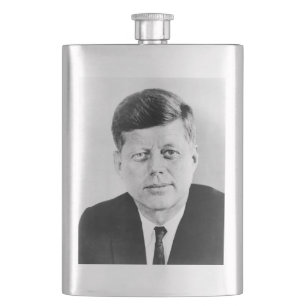 John Jack Kennedy, das Weiße Haus des Präsidenten  Flachmann