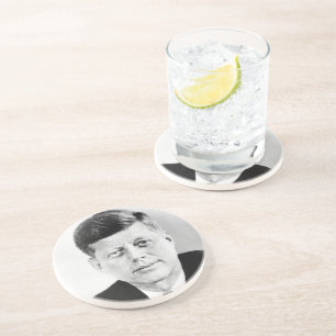 John Jack Kennedy, das Weiße Haus des Präsidenten  Getränkeuntersetzer