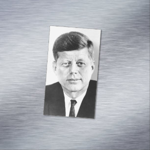 John Jack Kennedy, das Weiße Haus des Präsidenten  Magnetische Visitenkarte
