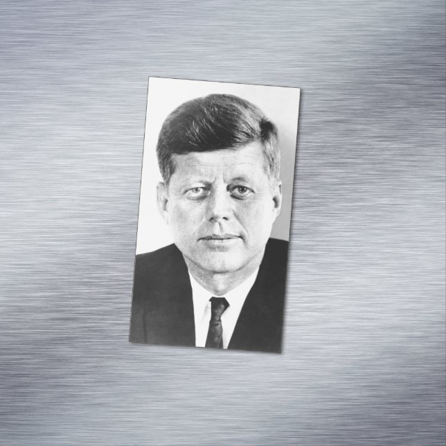 John Jack Kennedy, das Weiße Haus des Präsidenten  Magnetische Visitenkarte (Beispiel)