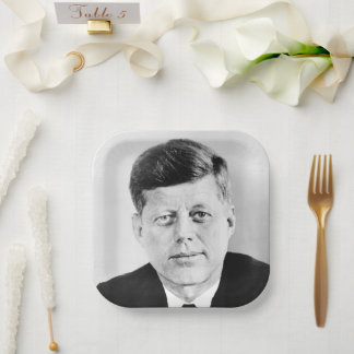 John Jack Kennedy, das Weiße Haus des Präsidenten Pappteller
