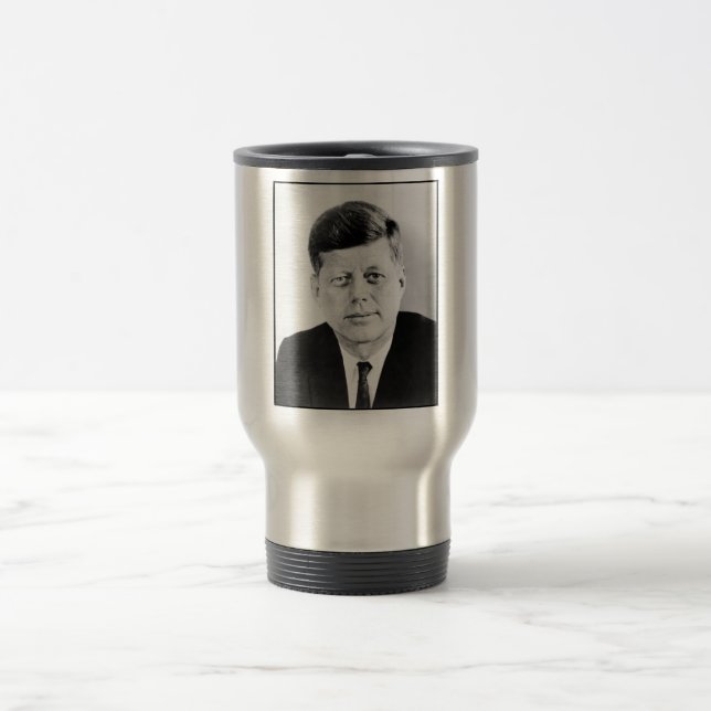 John Jack Kennedy, das Weiße Haus des Präsidenten  Reisebecher (Mittel)