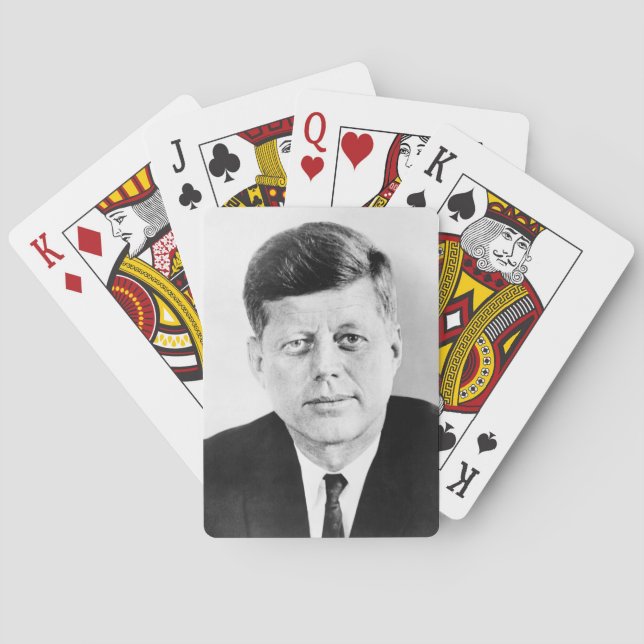 John Jack Kennedy, das Weiße Haus des Präsidenten  Spielkarten (Rückseite)