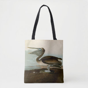 John James Audubon Brauner Pelikan Kunstwerk Maler Tasche