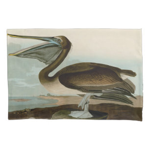 John James Audubon Brown Pelican Artwork Painting Kissenbezug